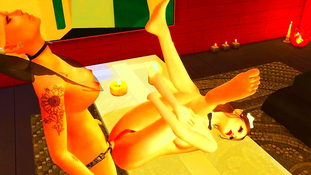 Lesbian Abbess Seduces Young Nun for Hard Lezdom Sex Sims Me Hentai SFM