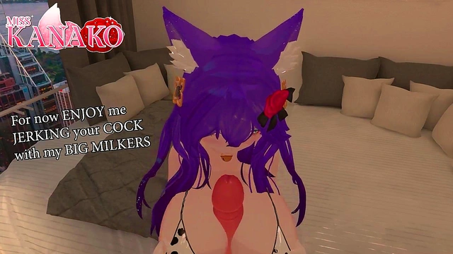 Raiden Shogun Cosplay – Chained Up for Sloppy Tit Fuck & Creampie Orgasm