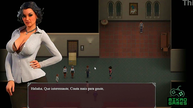 Blonde Teen Loses Virginity to Priest in Lust Epidemic Anime Orgy