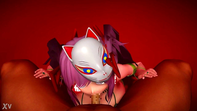 Masked Hentai Goddess Rides Dick Hard For Intense CG Orgasm