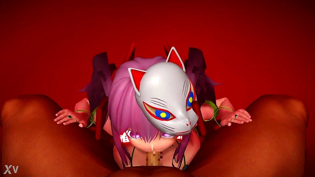 Masked Hentai Goddess Rides Dick Hard For Intense CG Orgasm