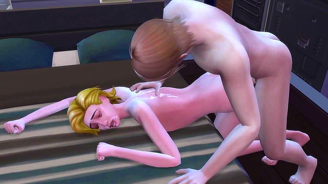Delivery Man Gets Surprise Blowjob From Anime Girls In 3D Hentai Scene