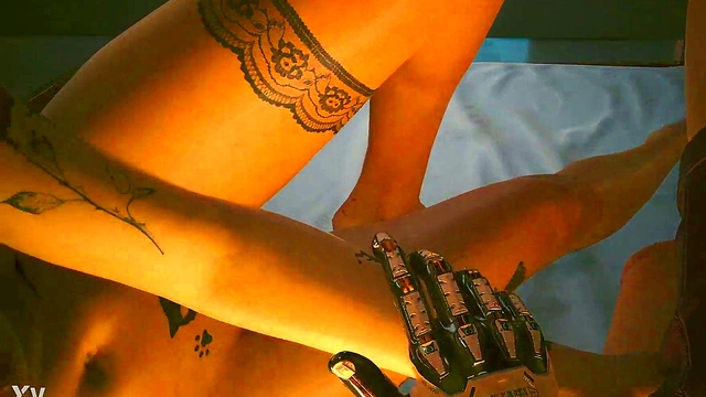 Goth Judy Alvarez Gets Animated Cunnilingus In Cyberpunk 2077 Render