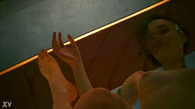 Goth Judy Alvarez Gets Animated Cunnilingus In Cyberpunk 2077 Render