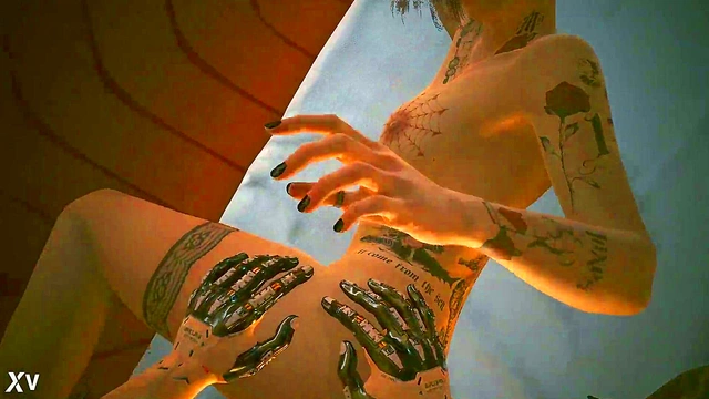 Goth Judy Alvarez Gets Animated Cunnilingus In Cyberpunk 2077 Render