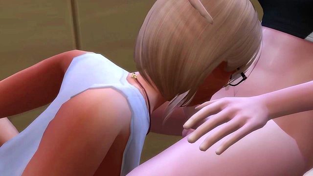 Goth Futa GF Gets Animated 3D Action In The Sims 4 Bed Scene