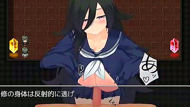 Shizuku Anime Girl Enjoys Intense Paizuri Action With Busty Tits