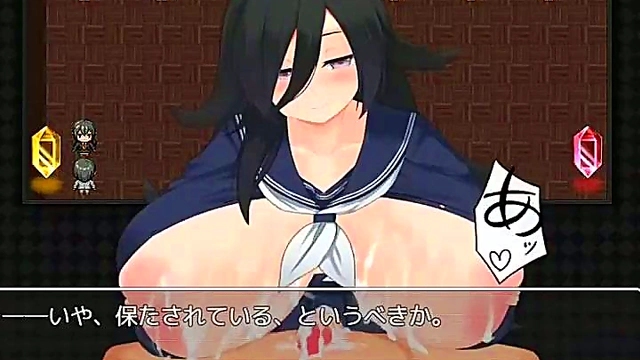 Shizuku Anime Girl Enjoys Intense Paizuri Action With Busty Tits