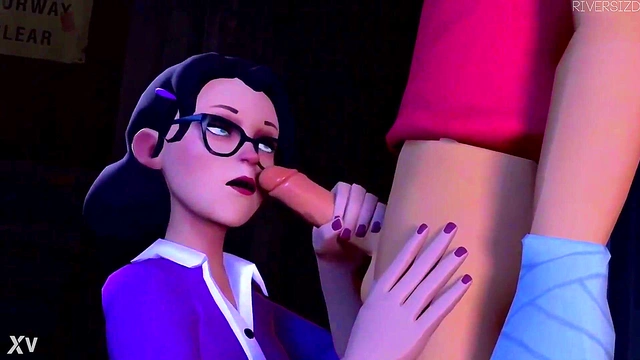 Miss Pauling Seduces Scout With Hot Blowjob & Ahegao Faces in TF2 SFM Hentai
