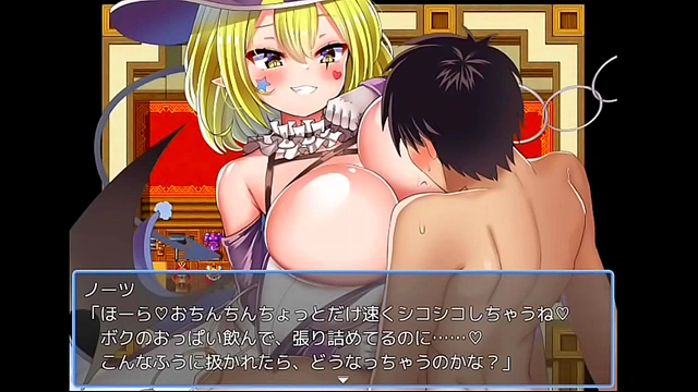 Horny Hentai Game Character Gets Fucked Hard & Cums Intensely