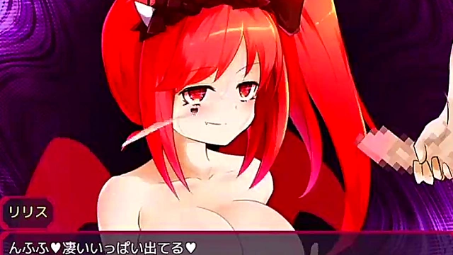 Lilith Anime Seductress Teases With horny Hentai Action