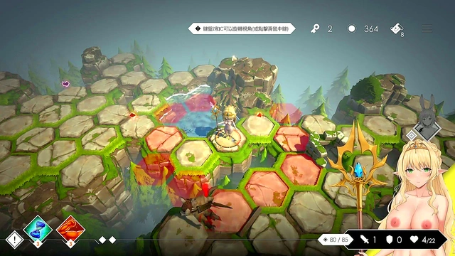 Horny Ryona Escapes Dungeon With HGame Action And Hot Hentai Sex