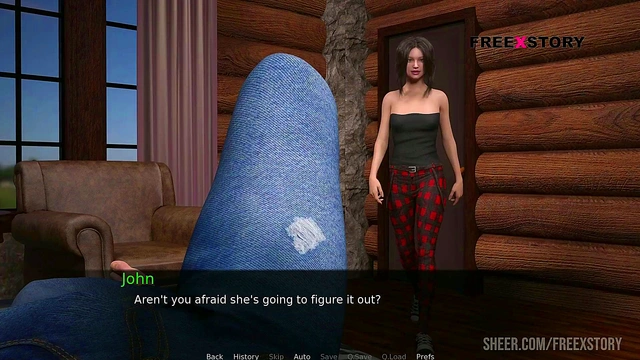 John Fucks Lizzie's Pussy & Ass Then Gets Blown in Dusklight Manor