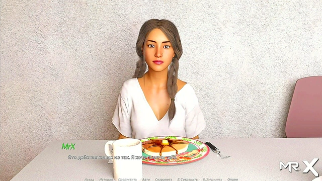 Wet Anime Goddess Warms Up for Acting Lessons with Seductive Moves