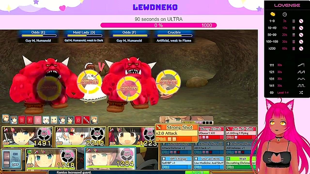 Lewd VTuber Neko Plays Japanese Hentai Game for Steamy Commented Gameplay