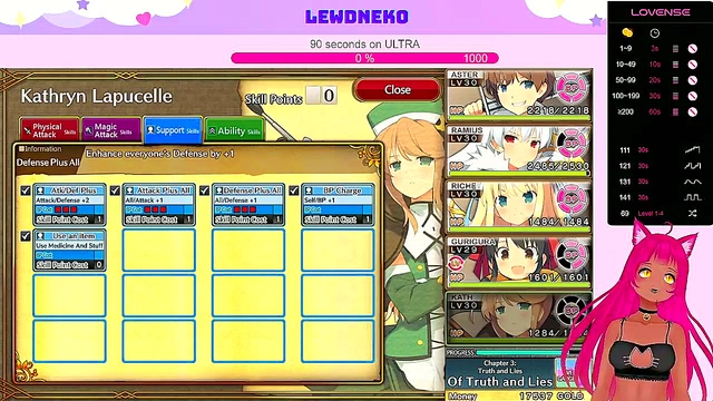 Lewd VTuber Neko Plays Japanese Hentai Game for Steamy Commented Gameplay