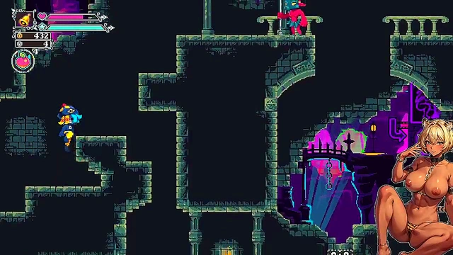 Japanese Flip Witch Defeats Enemy With Hot Sex Game Action