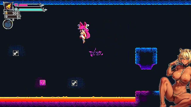 Japanese Flip Witch Defeats Enemy With Hot Sex Game Action