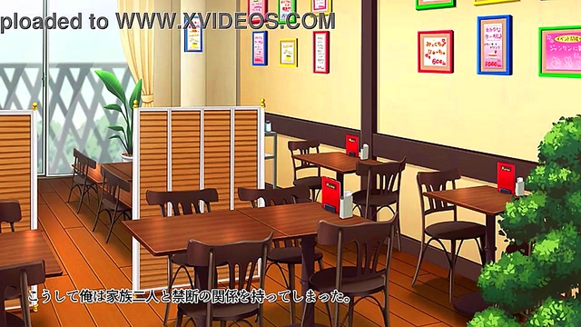 Family Cosplay at Bobbies Cafe – Japanese Hentai Hardcore Blowjob Action