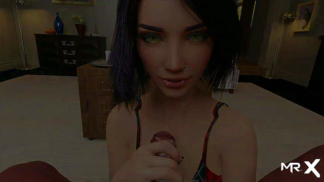 Fucked Neighbor While Waiting for Acting Lessons in Hentai Anime Game