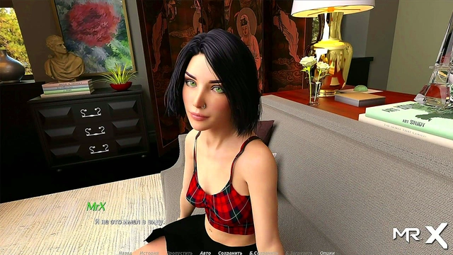 Fucked Neighbor While Waiting for Acting Lessons in Hentai Anime Game