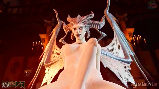 Demon Lilith Rides Big Dick In Hot 3D Hentai VR Action