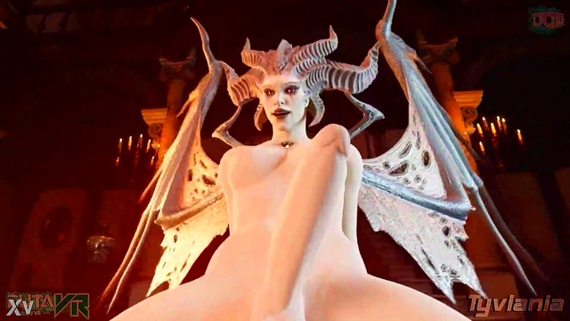Demon Lilith Rides Big Dick In Hot 3D Hentai VR Action