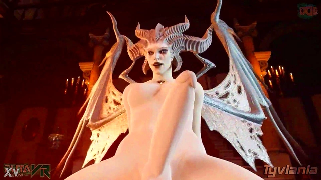 Demon Lilith Rides Big Dick In Hot 3D Hentai VR Action