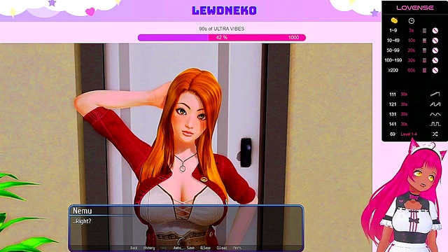 Busty VTuber Maid Gets Fucked Hard In Hentai Game Adventure With Multiple Orgasms