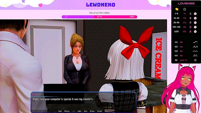 Busty VTuber Maid Gets Fucked Hard In Hentai Game Adventure With Multiple Orgasms