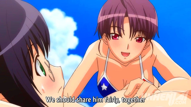 Uncensored StepMom Orgy at Beach – Lesbian Fun & Big Tits Anime Action