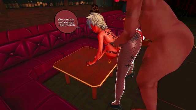 Busty Milf Cheats With Anime Dick While Husband Watches Helplessly NTR