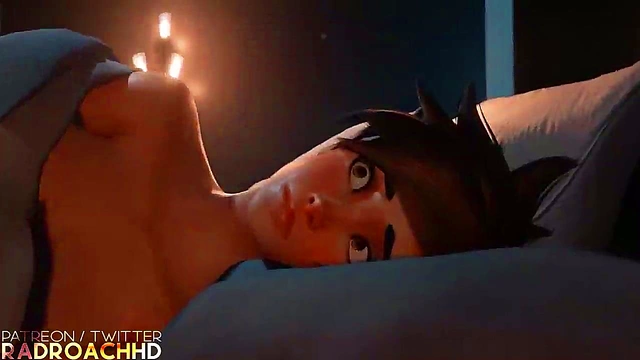 Pharah Shows No Mercy With Big Tits, Ball-Sucking, and Anal Sex Creampie