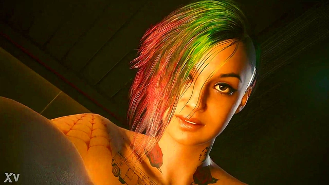 Cyberpunk 2077 – Judy Alvarez Rides Animating Woman In Futuristic 3D Action