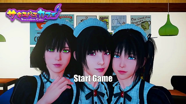 Succubus Cafe – 3D Anime Couple Enjoy Hot Sex In Mysterious Game World