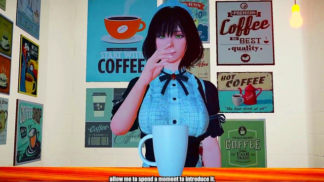 Succubus Cafe – 3D Anime Couple Enjoy Hot Sex In Mysterious Game World