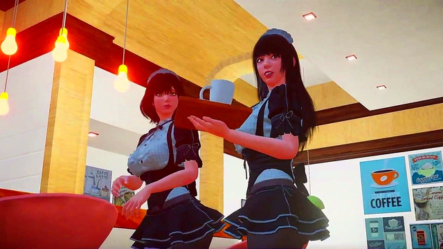Succubus Cafe – 3D Anime Couple Enjoy Hot Sex In Mysterious Game World
