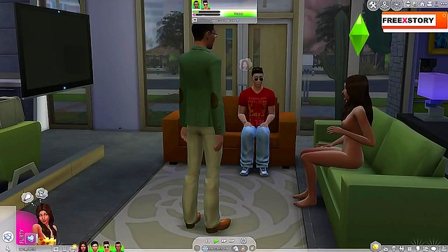 3D Anime Couple Engages in Hot Sims Sex Life Episode 1 Action