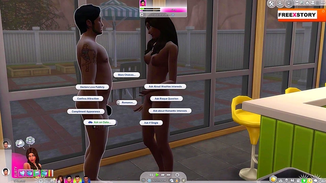 3D Anime Couple Engages in Hot Sims Sex Life Episode 1 Action
