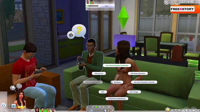 3D Anime Couple Engages in Hot Sims Sex Life Episode 1 Action