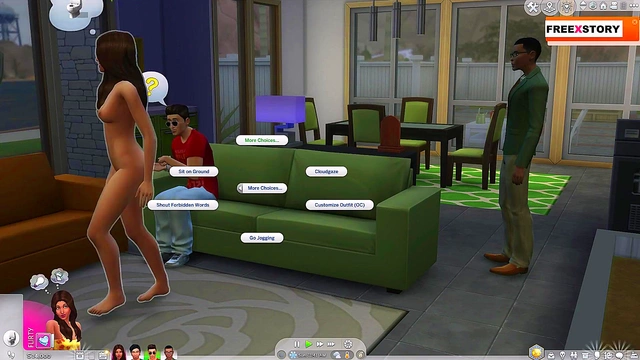 3D Anime Couple Engages in Hot Sims Sex Life Episode 1 Action
