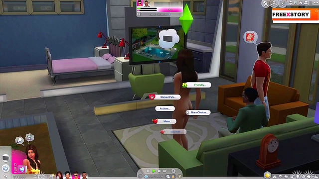 3D Anime Couple Engages in Hot Sims Sex Life Episode 1 Action