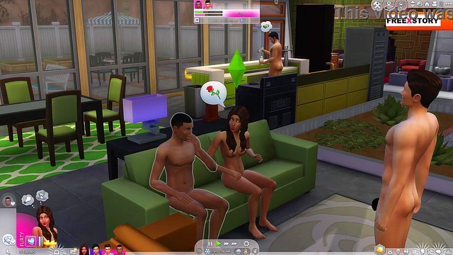 3D Anime Couple Engages in Hot Sims Sex Life Episode 1 Action