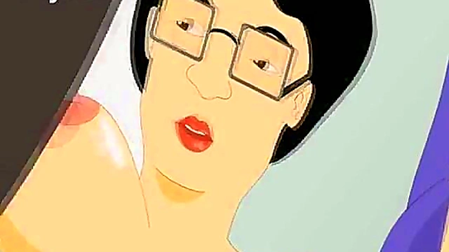 Horny Anime Couple Engage in Steamy Sex On The Hills