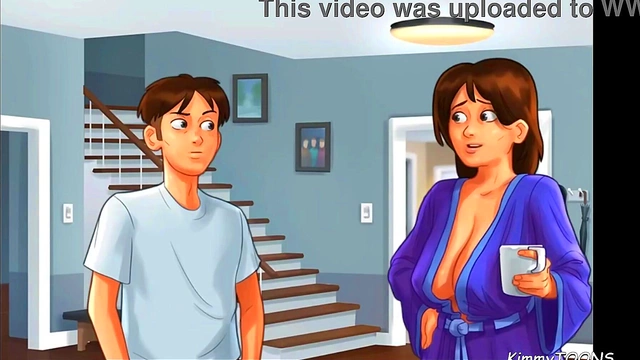 Pervert Neighbor Watches Hot Cheerleaders Show Off Big Perky Tits & Play Sexy Games