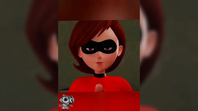 Supergirl Elastigirl Stretches Her Powers for Sexy Hentai Fun