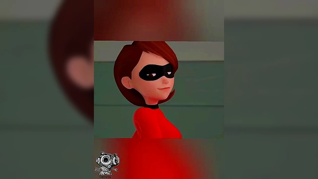 Supergirl Elastigirl Stretches Her Powers for Sexy Hentai Fun
