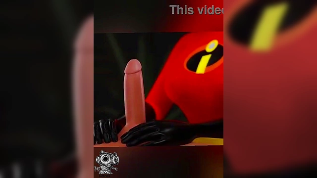 Supergirl Elastigirl Stretches Her Powers for Sexy Hentai Fun