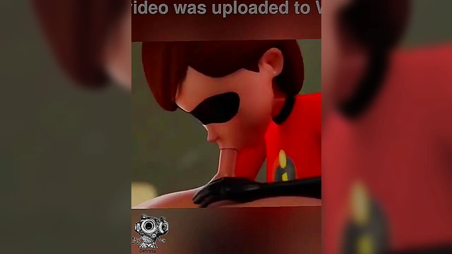 Supergirl Elastigirl Stretches Her Powers for Sexy Hentai Fun