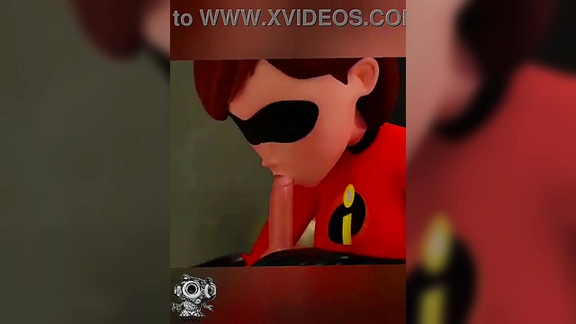 Supergirl Elastigirl Stretches Her Powers for Sexy Hentai Fun